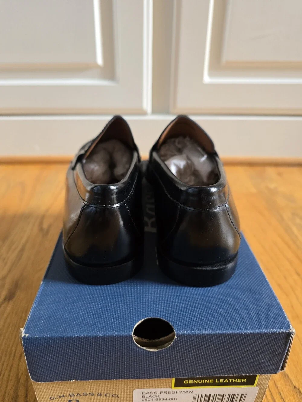 G.H. Bass & Co. Boy's Black Leather Weejuns Penny Loafers